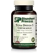 Standard Process Tuna Omega-3 Chewable - Whole Food Antioxidant, Brain Health and Brain Support, ...