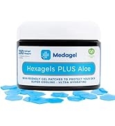 Medagel Hexagels Plus Aloe Vera Paraben Free Hydrogel Pads, Blister Prevention, Protection & Trea...