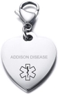 Silver Keychain 02-addison disease