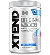 XTEND Original BCAA Powder Freedom Ice | Sugar Free Post Workout Muscle Recovery Drink with Amino...