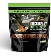 MICROBE-LIFT Fruits and Greens Floating Fish Food Sticks for Ponds, Water Gardens, and Fountains,...