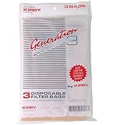 Kirby Generation 3 G3 197289 Disposable Brown Filter Bags 3 Pack