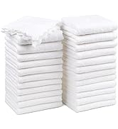 HOMEXCEL Baby Washcloths 24 Pack, Microfiber Coral Fleece Baby Bath Face Towels, Extra Absorbent ...