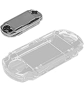 Protective Shell, for PSP 2000 3000 Game Console, Transparent Crystal Protective Cover Shell Skin...