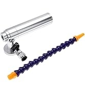 160MM Cold Air Cooling Gun Aluminum Alloy Vortex Cold Hot Air Gun with Flexible Tube for Milling ...