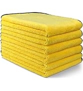 HOMEXCEL Microfiber Towels for Car,Premium Cleaning Cloth Lint Free,Scratch Free,Strong Water Abs...