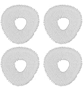 Yuecoom Mop Cloth Replacement Pads for Narwal J3 Robot Vacuum Cleaner, Fiber Resuable Mop Cloth V...