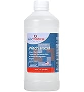 Epic Medical Supply Witch Hazel 16 oz. Natural Astringent Cleanser, No Dyes or Artificial Fragran...