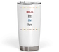 20 Oz White Fat Tumbler