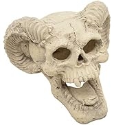 Stanbroil Fire Pit Demon Skull Gas Log for Ventless & Vent Free, Propane, Gel, Ethanol, Electric,...