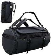 Nepest Large Duffel Backpack Bag, 3-Way Water Resistant Gym Duffle Bag with Shoe Compartment for ...