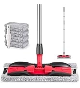 Microfiber Mop Hardwood Floor Mop for Floor Cleaning- MEXERRIS 360 Rotating Dust Mop Wet Mops for...