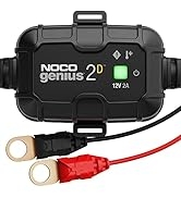 NOCO GENIUS2D, 2A Direct-Mount Onboard Car Battery Charger, 12V Automotive Charger, Battery Maint...