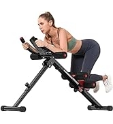 FLYBIRD Ab Workout Equipment, Adjustable Ab Machine Full Body Workout for Home Gym, Strength Trai...