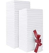 HOMEXCEL Microfiber Washcloths 50 Pack, Highly Absorbent and Soft Face Towel, Multi-Purpose White...