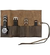 Hide & Drink, Watch Roll Organizer with 4 Slots, Storage Box, Jewelry Roll, Easy Carry On Watchlo...