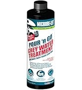 MICROBE-LIFT RV Grey Water Holding Tank Treatment - 3 Month Supply - Dissolves Grease, Oils, Fats...