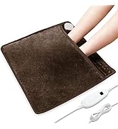 DAILYLIFE Heated Foot Warmers, 20"x24" Electric Heating Pad for Feet with 6 Heat Settings, Overhe...