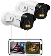 LaView 2K Security Camera Outdoor with Color Night Vision,4MP Wired Cameras for Home Security,IP6...