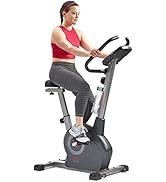 Sunny Health & Fitness Elite Interactive Series Exercise Upright Bike with Exclusive SunnyFit Ap...