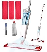 Mops for Floor Cleaning, Upgrade 58.3 inch Spray Mop with 27oz Bottle and 1 Washable Microfiber P...