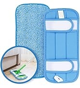 HOMEXCEL Microfiber Reusable Mop Pads Compatible with Swiffer Sweeper- Machine Washable Microfibe...