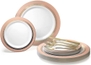 B. Ritz White / Blush & Gold, Gold Silverware