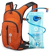 Nepest Hydration Pack Backpack for Women & Men, Lightweight Water Backpack with 2L Water Bladder ...