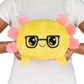 Yellow + Pink Axolotl (Glasses)