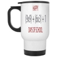 14 Oz White Travel Mug