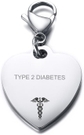 Silver Keychain 01-type 2 diabetes