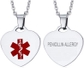 Silver Necklace-penicillin allergy