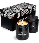 Scented Candles for Home Scented, Strong Fragranced Aromatherapy Candle - 7.6 Oz, 100% Soy Wax - ...