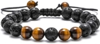 Lava Rock Tiger Eye Bracelet