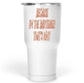 30 Oz White Large Tumbler