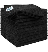 HOMEXCEL Microfiber Cleaning Cloths 12 Pack, Premium 16 x 16 inch Microfiber Towel for Cars, Ultr...