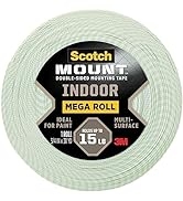 Scotch-Mount Indoor Double-Sided Mounting Tape Mega Roll, 110H-MR, 3/4 in x 1,368 in (1,9 cm x 34...