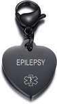 Black Keychain-epilepsy