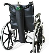 NYOrtho Oxygen Tank Holder for Wheelchair - E Cylinder Transport Bag Adjustable Straps Easy to Cl...