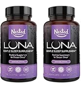 Luna | #1 Bedtime Supplement | Naturally Sourced Ingredients for Easier Bedtime | 60 Vegan Capsul...