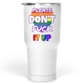 30 Oz White Large Tumbler