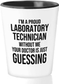 Proud laboratory technician