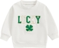 St. Patrick's Day Lucky White