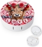 Red Rose Flower Cow