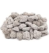 Stanbroil White Lava Rock Granules - 100% Natural Volcanic Rocks Decorative Landscaping Stones fo...