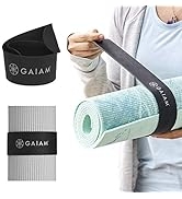 Gaiam Yoga Mat Strap Slap Band - Keeps Your Mat Tightly Rolled and Secure, Fits Most Size Mats (2...