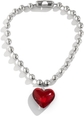 1.38" Bead Red Heart