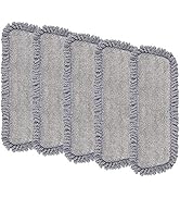 MEXERRIS Microfiber Spray Mop Pads Replacement Head for Wet Dry Dust Mop, Reusable Washable Mop H...