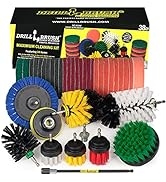 Household Cleaning Kit Drill Brush Set - Car Cleaning Kit - Attachment Brushes for Power Tools - ...