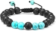 Blue Turquoise Lava Rock Bracelet